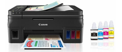 Impresora Multifuncional Canon G4100 Tinta Continua Wi-fi, Adf Para Copia En Oficio Hasta 7,000 Paginas