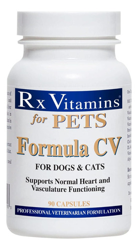 Formula Cv Para Mascotas Rx Vitamins 90 Cápsulas
