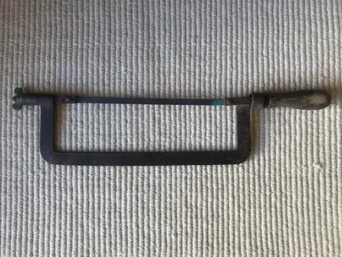 antigua sierra de arco (segueta - sierra de cal - Compra venta en  todocoleccion