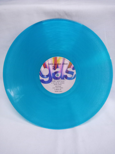 Lp Tangos Con Hugo Jordan Gas 1978 Vinil Azul Autografiado (Usado)