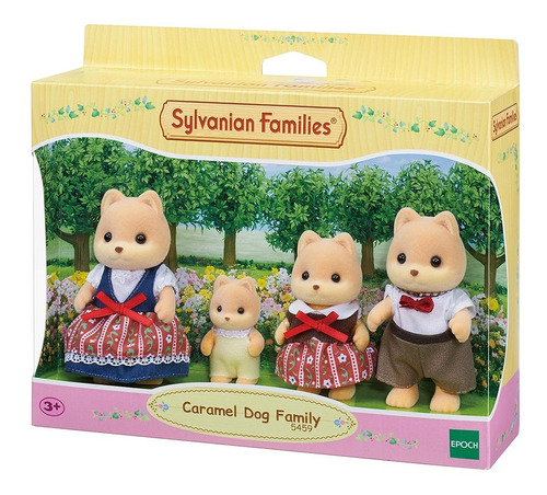 Sylvanian Families Caramel Dog Family Coleccionable Original