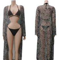 Comprar Salidas De Playa Ibiza Animal Print Blanco\u002Fnegro Saona