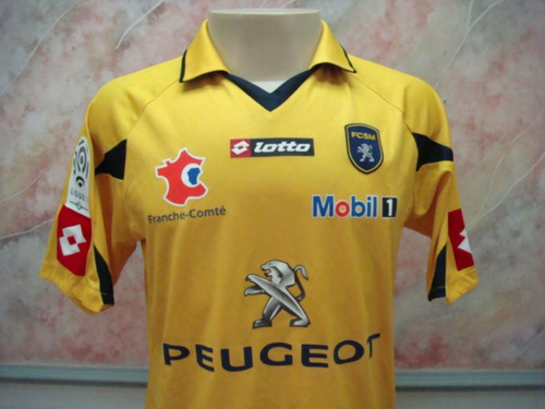 Camisa Futebol Sochaux Montbeliare França Lotto Jogo 2408