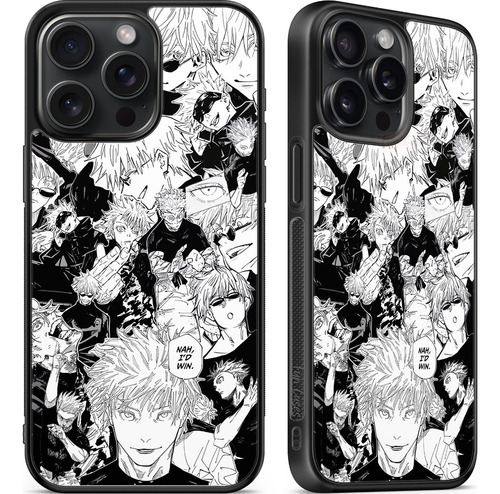 Funda Satoru Gojo Jujutsu Kaisen Manga Collage Anime 7 Negro Xiaomi Redmi Note 13 5g