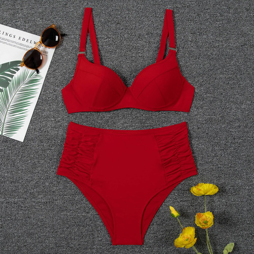 . Conjunto De Ropa De Playa De Dos Piezas Con Estampado De