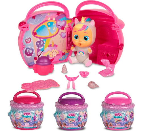 Cry Babies Bebe Llorona Magic Tears Series 3 Chupete Casita 