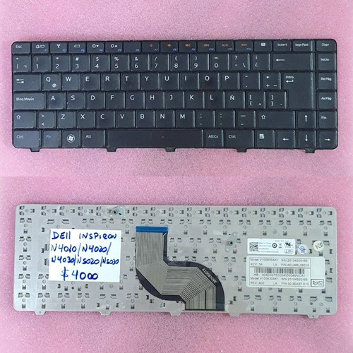 Teclado Notebook Dell Inspiron N4010 N4020 N4030 N5020 N5030