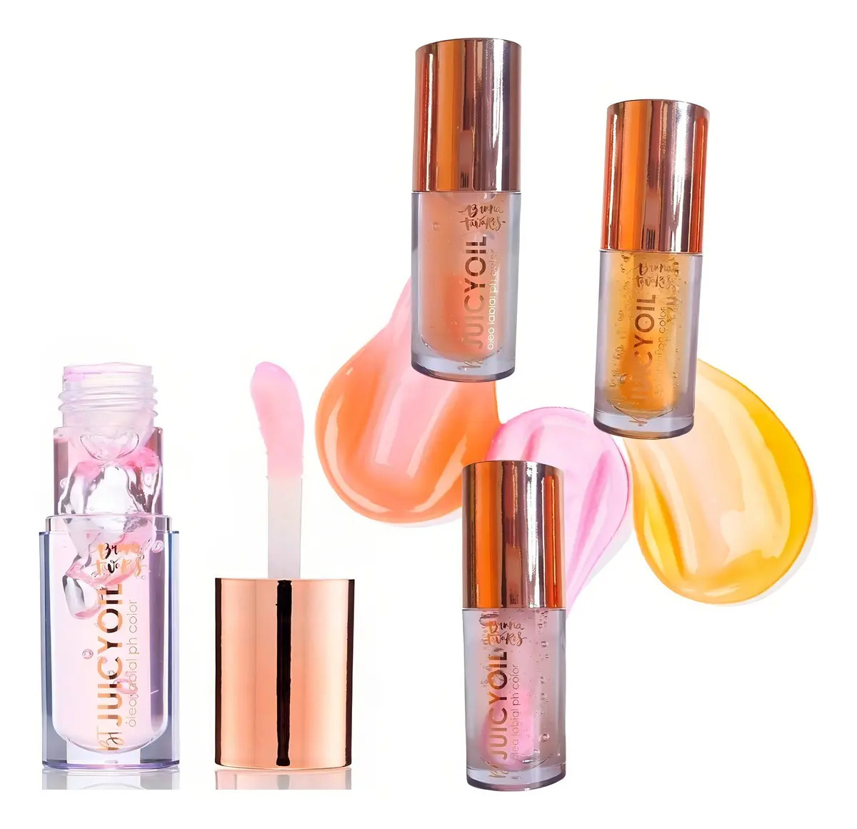 Brilho Labial Hidratante Gloss Juicy Oil Bruna Tavares Cor Guava