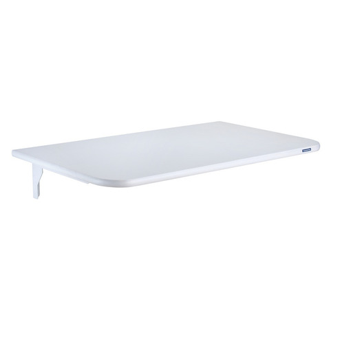 Mesa Dobrável Parede Cozinha Mdf 100x40 Braços Aluminio