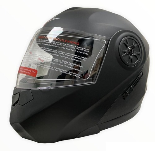 Casco Abatible Con Lentes Y Certificado Color Negro Tamaño del casco XL