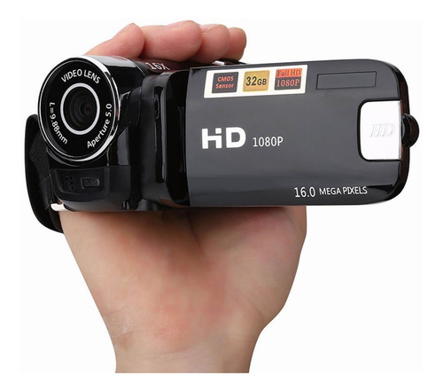 Imagen 2 de 8 de Cámara De Vídeo Videocámara 16mp Profesional Hd Mini Digital