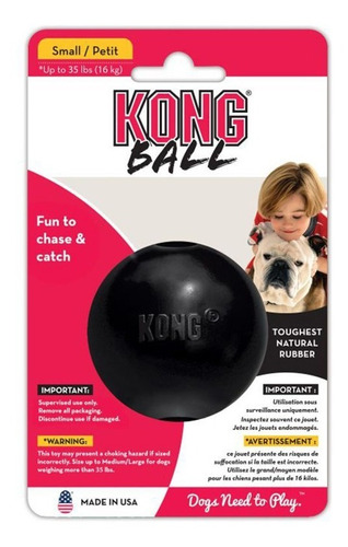 Juguete Perro Kong Pelota Ball Extreme Bounce Small Chica