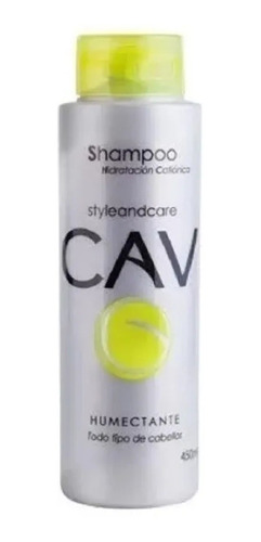 Shampoo Catiónico Cav X 450ml. Alisado