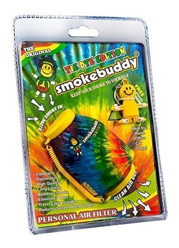 Smoke Buddy Tie Dye Amarillo / Naranja Filtro De Aire Person