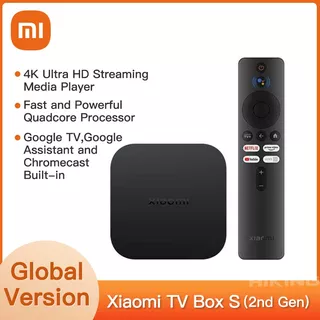 Xiaomi Mi Box S Reproductor Streaming 4k 8gb Chromecast