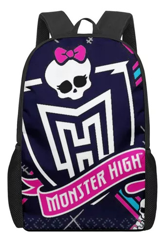 Mochila Monster High School Con Impresión 3d Para Niños Y