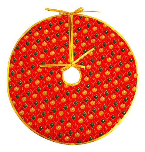 Saia De Árvore De Natal Vitória Christmas 98cm Estampada Cor 19