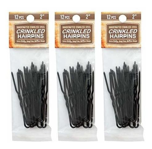 Horquillas - Amish Valley Products Hairpins Crinkled Heavy D