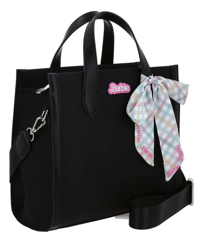 Bolsa Satchel Barbie Gorett Br25018-c Color Negro