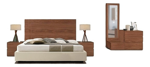 Recamara Valery Tabaco Këssa Muebles Color Marrón