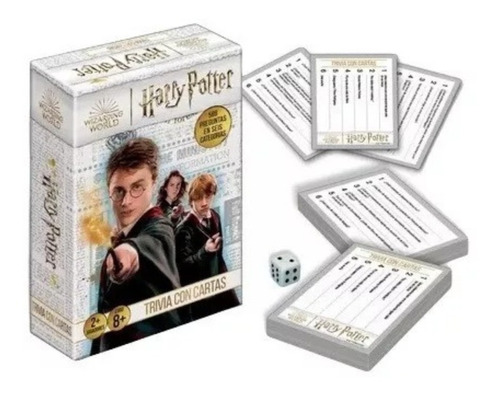 Juego De Mesa Trivia Harry Potter Con Cartas Toyco 