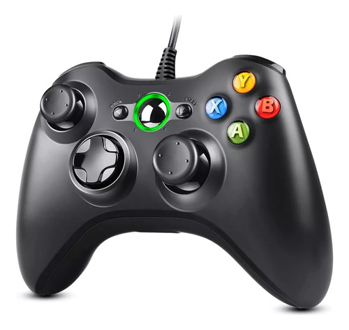 Joystick Mando Gamepad Xbox 360 C/ Cable Usb P/ Xbox Windows