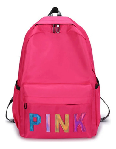 Bolso Morral Pink Urbano Universitario De Dama