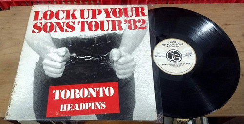 Toronto Lock Up Your Sons Tour 82 1983 Disco Lp Vinilo Canad