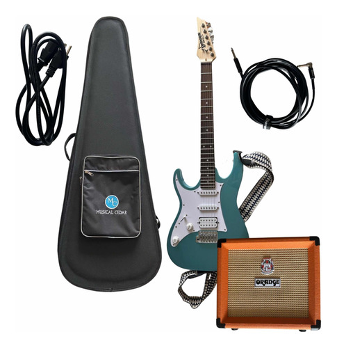 Kit Guitarra Ibanez Gio, Amplificador Orange, Cable Ibanez