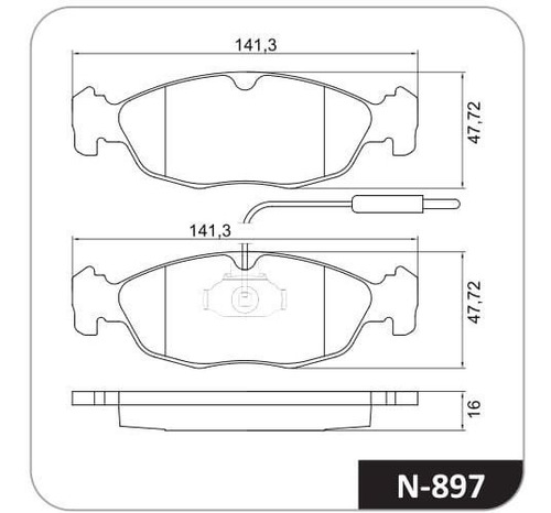 Pos0253 Pastilla Delantera Saxo Peugeot 106 306 Cobreq