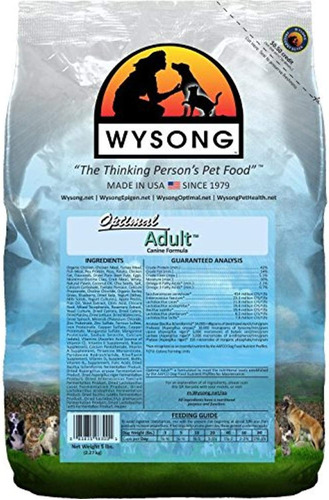 Wysong Optimal Adult Canine Formula Dry Dog Food- 5 Pound Ba