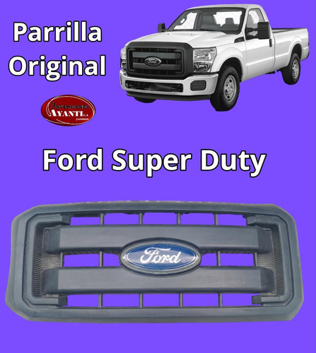 Parrilla Ford Super Duty F250 F350 Negra Original 100% 