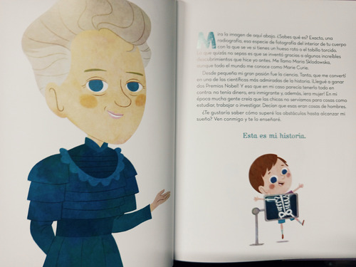 Marie Curie, Científica 2 Premio Nobel X 2 Libros Tapa Dura