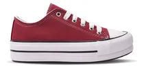 Comprar Nayree Denver 824 Bordo-zapatilla Con Plataforma De Lona