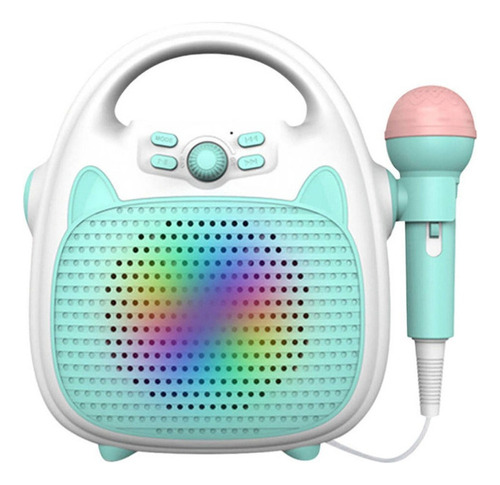Máquina De Karaoke Para Niños, Altavoz, Juguetes Para C Color Blue