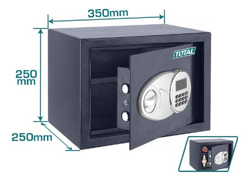 Caja Fuerte Electronica 19l Total Tools Tesf2501