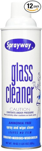 Sprayway Cristal 050-12pk Cleaner -. 19 Oz, Paquete De 12