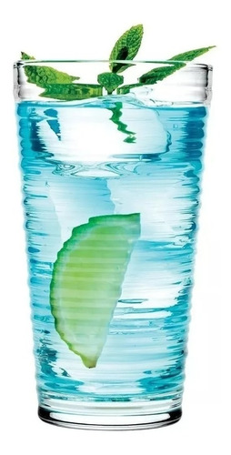 Imagen 6 de 6 de Vaso Vidrio Agua Tragos - Set X 3 Unid Pasabahce