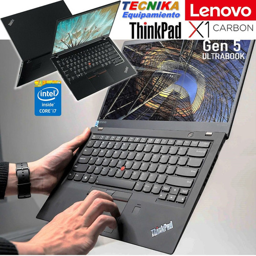Imagen 3 de 8 de Notebook Lenovo Thinkpad X1 Carbon 5 Gen I7-7500u 8gb 256ssd