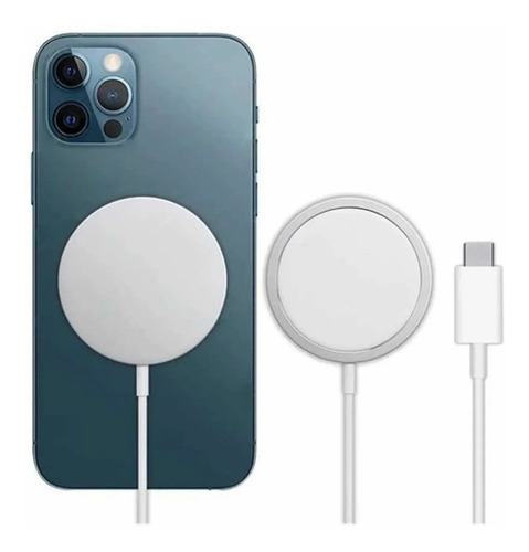Imagen 6 de 7 de Cargador Inalámbrico Magsafe iPhone 12 13 + Adaptador 20w