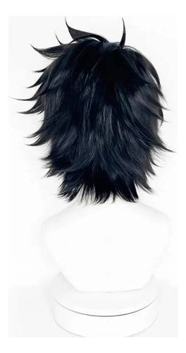 Zh Peluca Cosplay Death Note L L.lawliet, Corta, Negra
