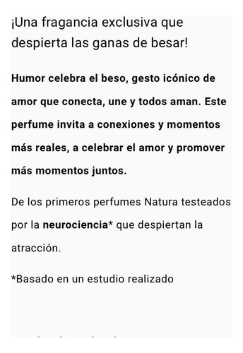 Perfume Natura Humor Beijo