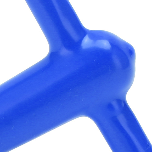 Llave De Tambor Azul En Forma De T Para Afinar Música Con Ma