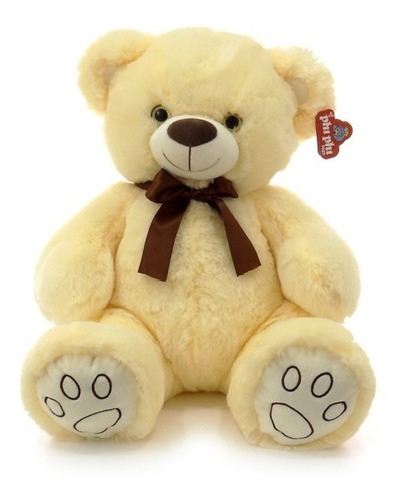 Peluche Ideal Regalo Oso Con Moño 52 Cm. Phi Phi Toys