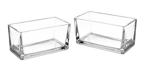 7.5 Pulgadas Moderna De Cristal Clara Rectangular Bloquear E