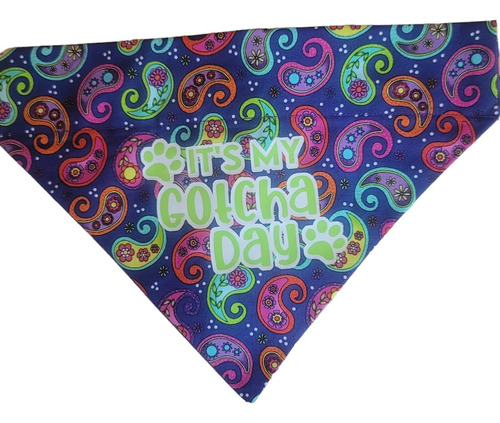 Bandana De Perro Que Se Desliza Sobre Collar Talla (med...