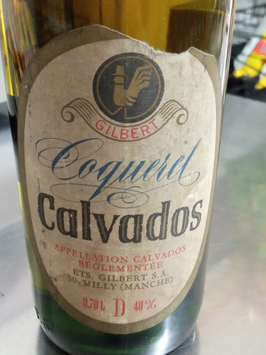Botella De Aguardiente Coquerel Calvados De Gilbert, S.a.,