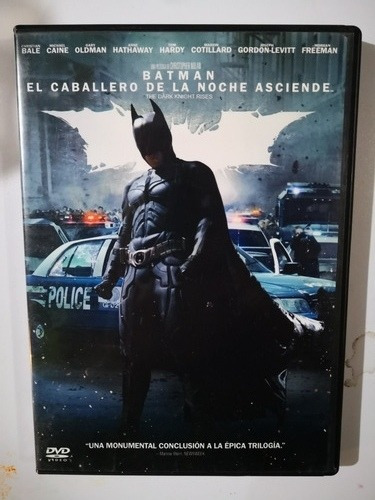 Dvd Batman El Caballero De La Noche Asciende Christian Bale | MercadoLibre