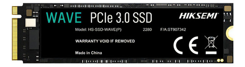 Disco Sólido Hiksemi Wave(p) Hs-ssd- 256g Pcie 3.0 Nvme