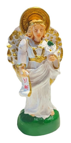 Estatua Arcángel San Gabriel Pvc Poliéster 12cm Angel